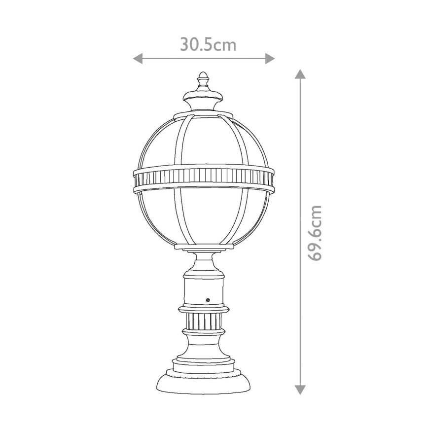 Elstead KL-HALLERON-3M - Buitenlamp HALLERON 3xE14/60W/230V IP44