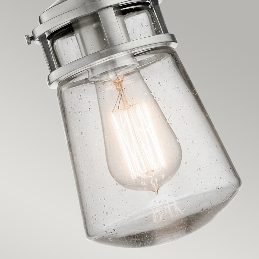 Elstead KL-LYNDON8-S-BA - Suspension d'extérieur LYNDON 1xE27/75W/230V IP44 chrome mat