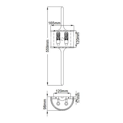 Elstead - LED Badkamerlamp MONA 2xG9/3,5W/230V IP44 mat chroom
