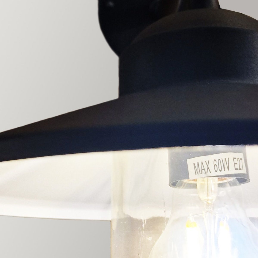 Elstead - Buitenlamp KLAMPENBORG 1xE27/60W/230V IP44 zwart