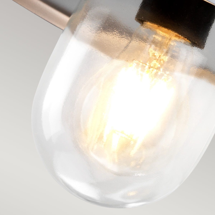Elstead - Buitenwandlamp KLAMPENBORG 1xE27/60W/230V IP44 mat chroom