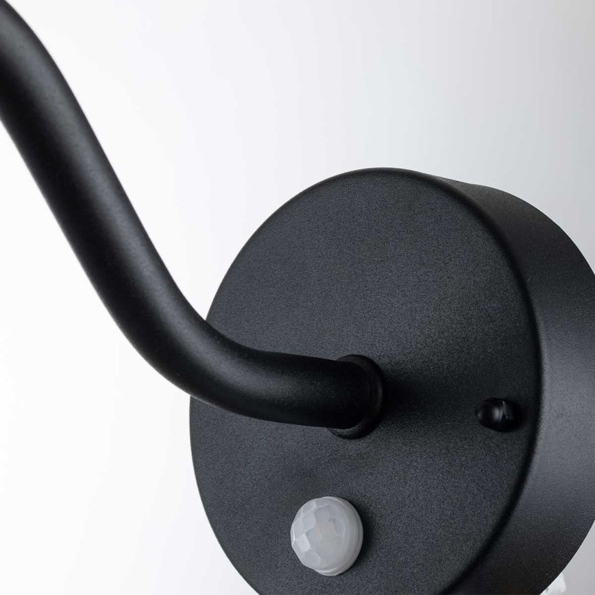 Elstead - Buitenmuurlamp met bewegingssensor KLAMPENBORG 1xE27/60W/230V IP44