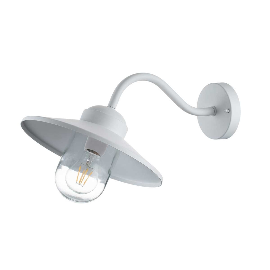 Elstead - Buitenwandlamp KLAMPENBORG 1xE27/60W/230V IP44 wit