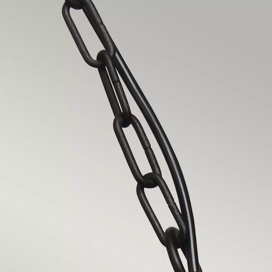 Elstead - Buitenhanglamp aan ketting KLAMPENBORG 1xE27/60W/230V IP44