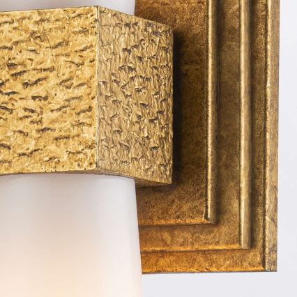 Elstead - LED badkamerwandlamp KRISTY 2xG9/4W/230V IP44 koperkleurig