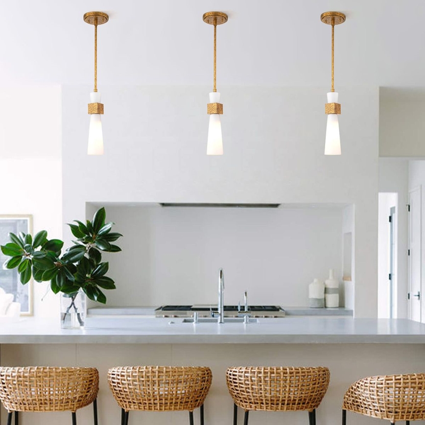 Elstead - Suspension sur tige KRISTY 1xE27/40W/230V Ø 15,2 cm cuivrée