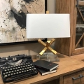 Elstead - Lampe de table JACKSON SQUARE 1xE27/60W/230V