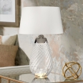 Elstead - Lampe de table LED LENA 1xE27/40W/230V + 1xGU10/7W 74 cm blanc