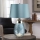 Elstead - Lampe de table LED LENA 1xE27/60W/230V + 1xGU10/7W 60,5 cm bleu
