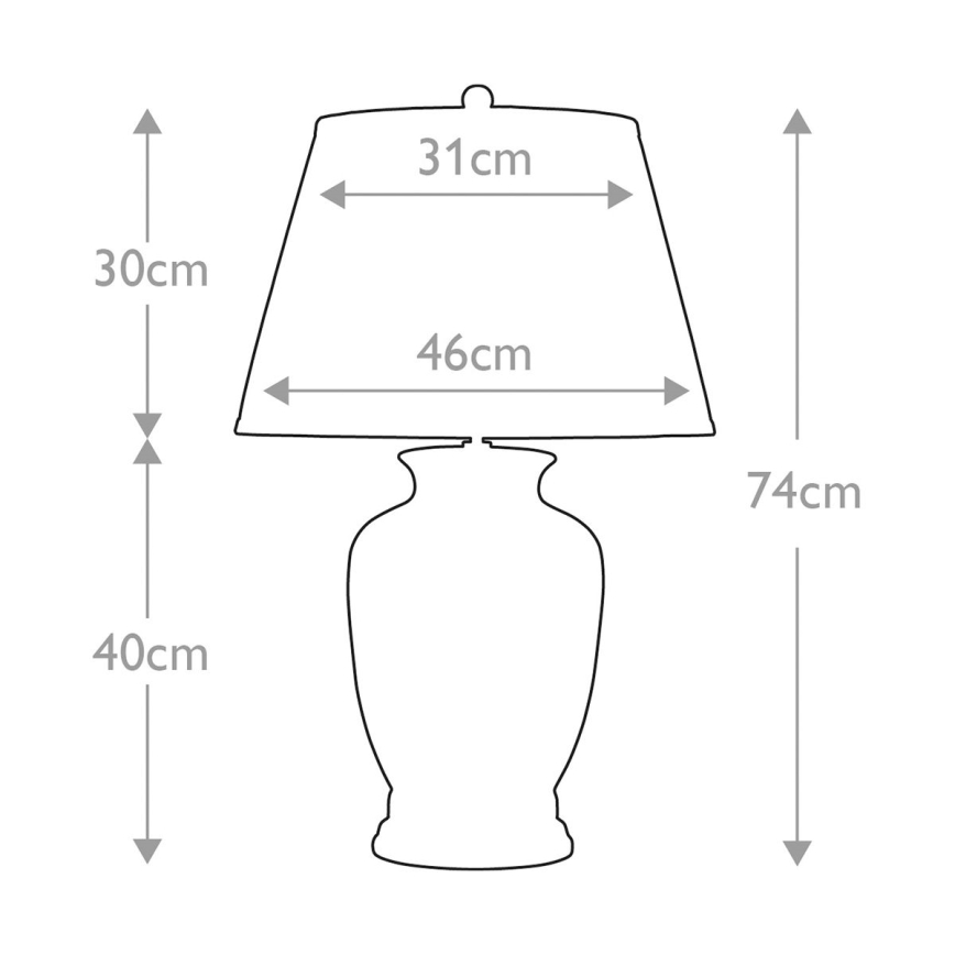 Elstead - Lampe de table MORRIS 1xE27/60W/230V