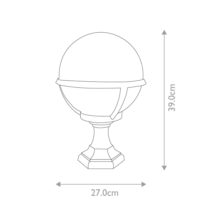 Elstead - Lampe d'extérieur GLENBEIGH 1xE27/100W/230V IP44