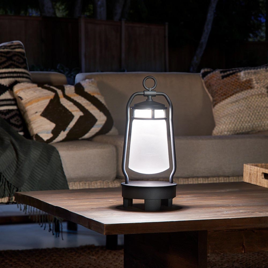 Elstead - Lampe extérieur avec haut-parleur LYNDON 3W/230V IP44 8800 mAh