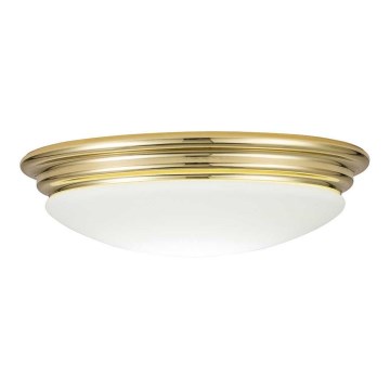 Elstead - LED Badkamer plafondlamp BROMPTON 1xGX53/5,7W/230V IP44 goud