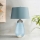 Elstead - LED Tafellamp LENA 1xE27/40W/230V + 1xGU10/7W 74 cm blauw