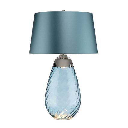 Elstead - LED Tafellamp LENA 1xE27/40W/230V + 1xGU10/7W 74 cm blauw
