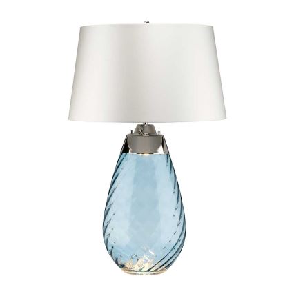 Elstead - LED Tafellamp LENA 1xE27/40W/230V + 1xGU10/7W 74 cm blauw/wit