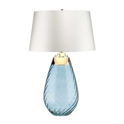 Elstead - LED Tafellamp LENA 1xE27/40W/230V + 1xGU10/7W 74 cm blauw/wit