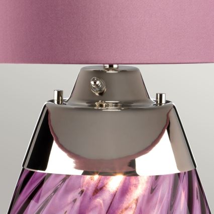 Elstead - LED Tafellamp LENA 1xE27/40W/230V + 1xGU10/7W 74 cm roze