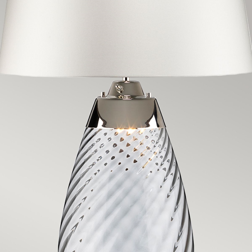 Elstead - Lampe de table LED LENA 1xE27/40W/230V + 1xGU10/7W 74 cm blanc