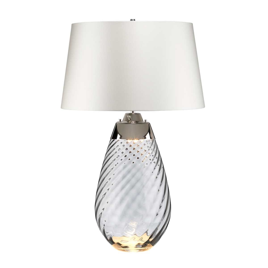 Elstead - LED Tafellamp LENA 1xE27/40W/230V + 1xGU10/7W 74 cm wit