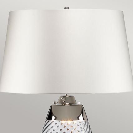Elstead - LED Tafellamp LENA 1xE27/40W/230V + 1xGU10/7W 74 cm wit