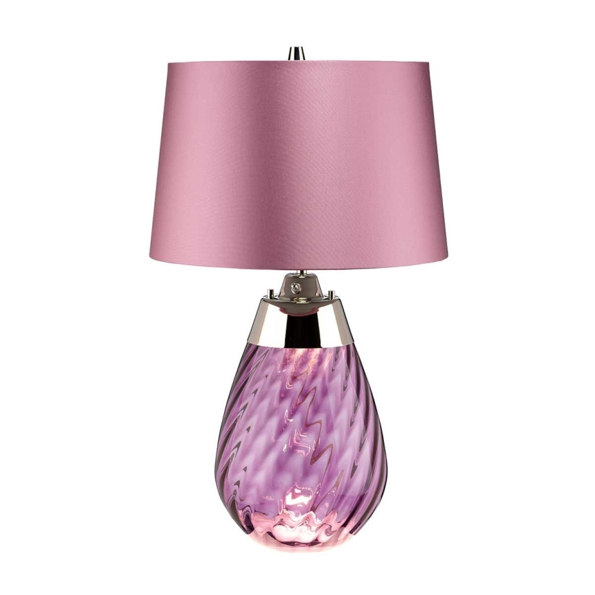 Elstead - LED Tafellamp LENA 1xE27/60W/230V + 1xGU10/7W 60,5 cm roze