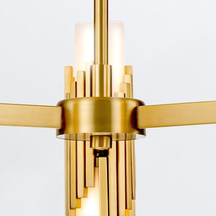 Elstead - Suspension à tige MARVELE 6xE14/40W/230V dorée