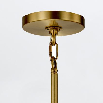 Elstead - Hanglamp met stang MARVELE 8xE14/40W/230V goudkleurig