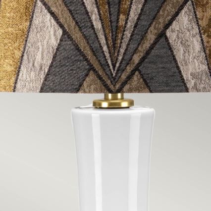 Elstead - Tafellamp MILO 1xE27/60W/230V grijs/goud