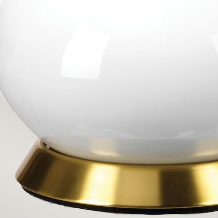 Elstead - Tafellamp MILO 1xE27/60W/230V grijs/goud