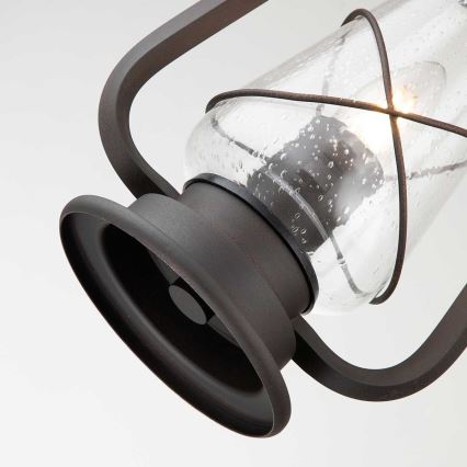 Elstead - Buitenhanglamp aan ketting MINERS 1xE27/60W/230V IP44 brons
