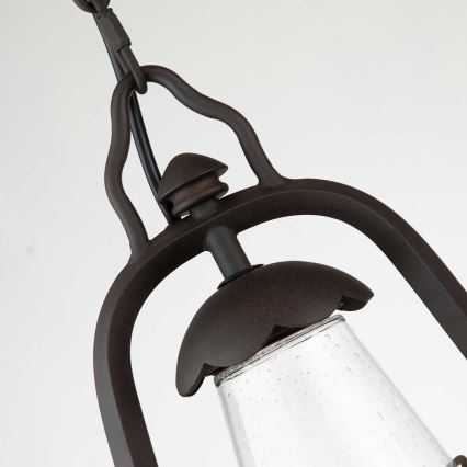 Elstead - Suspension extérieure à chaîne MINERS 1xE27/60W/230V IP44 bronze