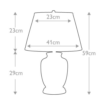 Elstead - Lampe de table MORRIS 1xE27/60W/230V
