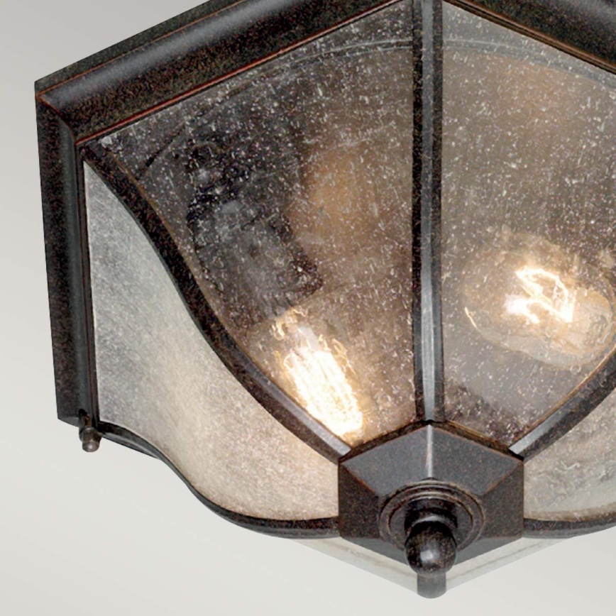 Elstead - Plafondlamp voor buiten NEW ENGLAND 2xE27/60W/230V IP44