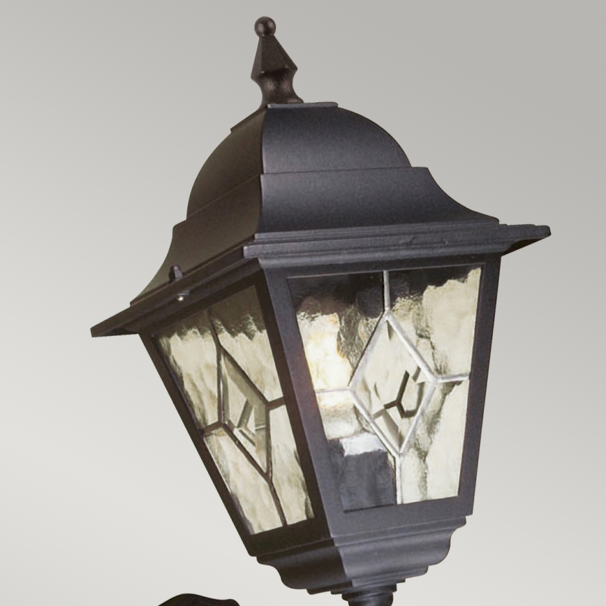 Elstead - Buitenwandlamp met sensor NORFOLK 1xE27/100W/230V IP43