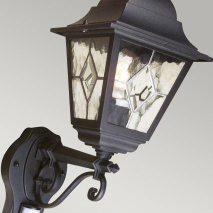 Elstead - Buitenwandlamp met sensor NORFOLK 1xE27/100W/230V IP43