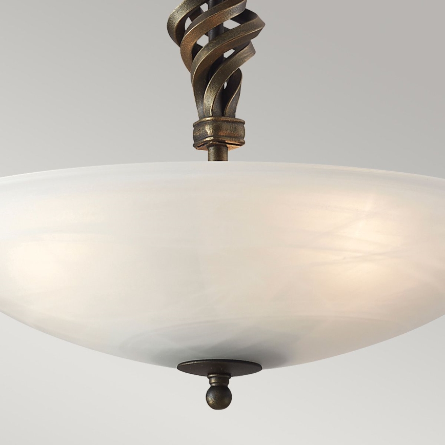 Elstead - Bevestigde hanglamp PEMBROKE 3xE14/60W/230V