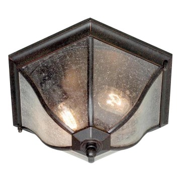 Elstead - Plafondlamp voor buiten NEW ENGLAND 2xE27/60W/230V IP44