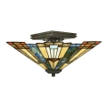 Elstead - Plafonnier Tiffany INGLENOOK 2xE27/60W/230V