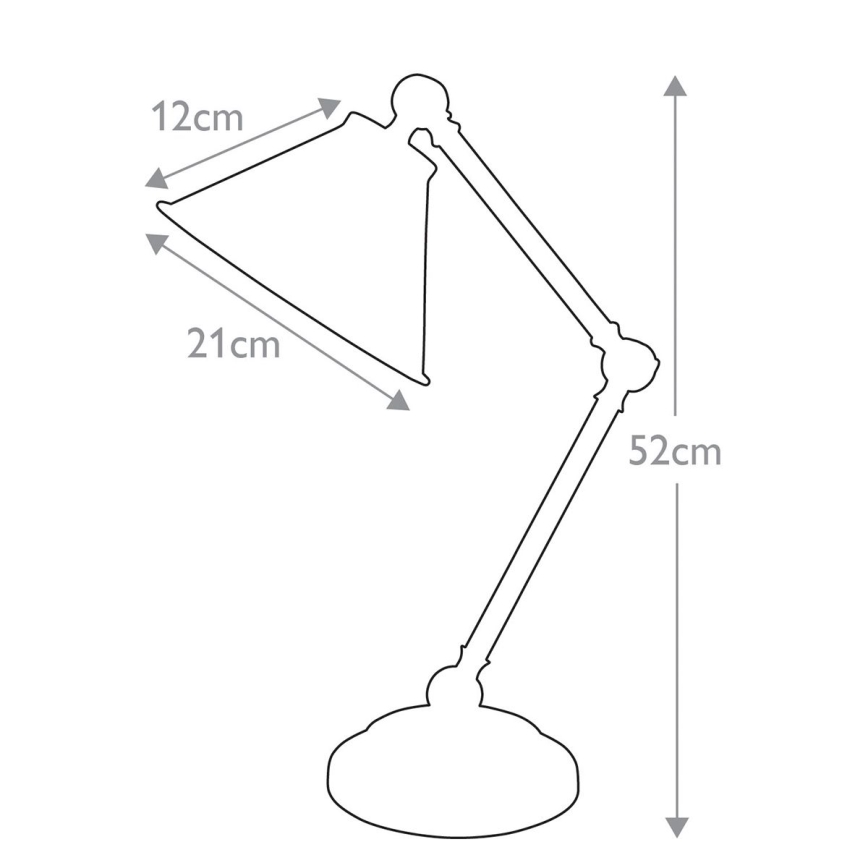 Elstead - Tafellamp PROVENCE ELEMENT 1xE27/60W/230V grijs