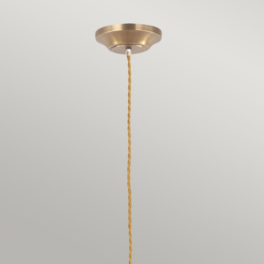 Elstead - Hanglamp aan een koord PROVENCE 1xE27/60W/230V goud