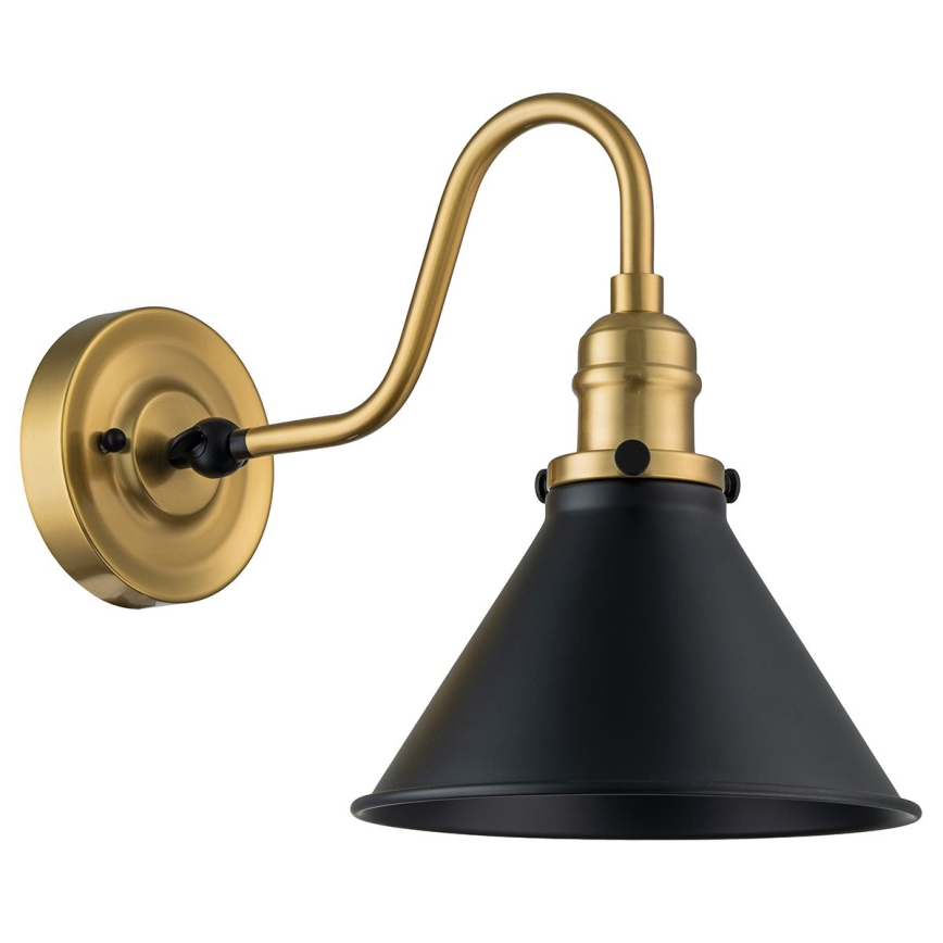Elstead PV1-AB-MB - Applique murale PROVENCE 1xE27/60W/230V doré/noir
