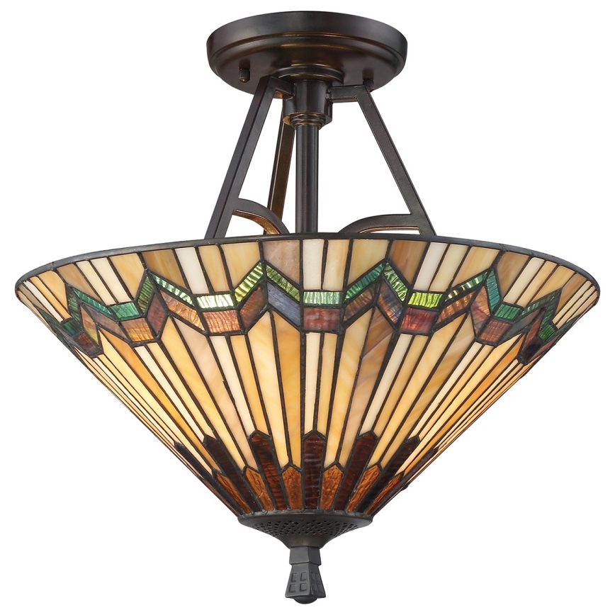 Elstead - Bevestigde hanglamp ALCOTT 2xE27/60W/230V
