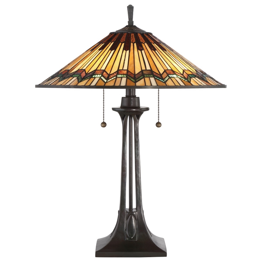 Elstead QZ-ALCOTT-TL - Tafellamp ALCOTT 2xE27/60W/230V