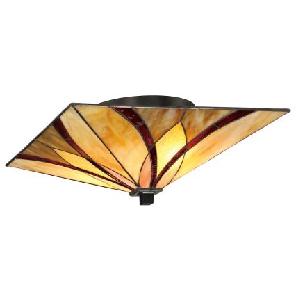 Elstead - Plafondlamp Tiffany ASHEVILLE 2xE27/60W/230V