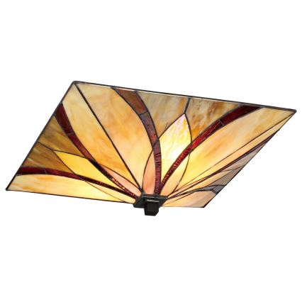 Elstead - Plafondlamp Tiffany ASHEVILLE 2xE27/60W/230V