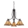 Elstead QZ-ASHEVILLE3 - Hanglamp aan een ketting ASHEVILLE 3xE27/60W/230V