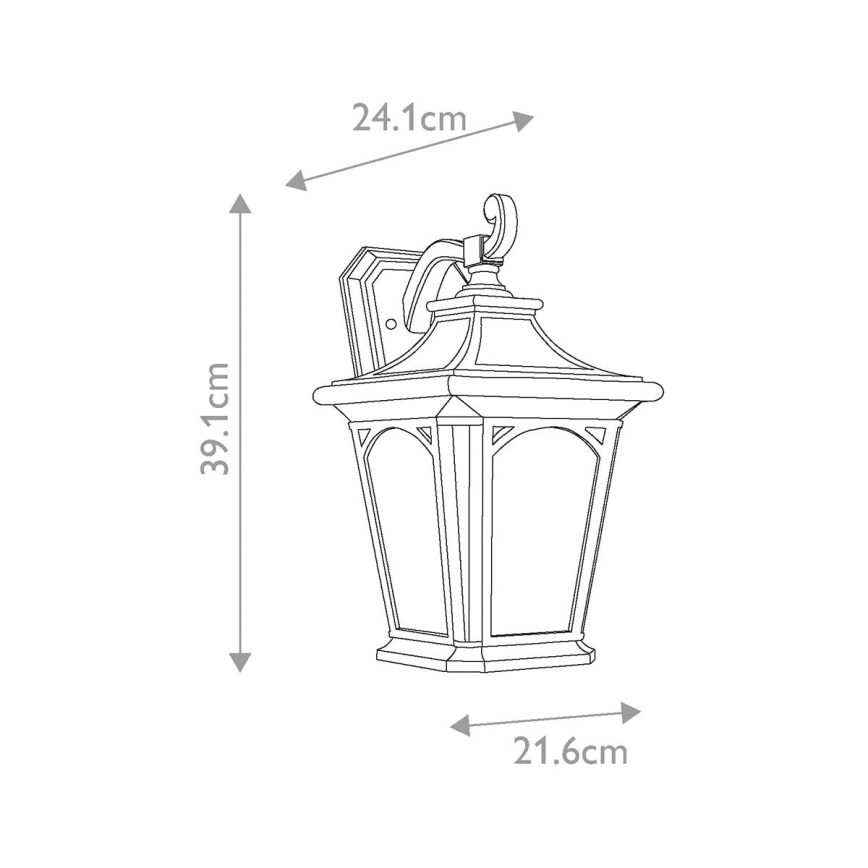 Elstead QZ-BEDFORD2-M - Wandlamp voor buiten BEDFORD 1xE27/100W/230V IP44