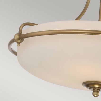 Elstead - Bevestigde hanglamp GRIFFIN 4xE27/100W/230V messing