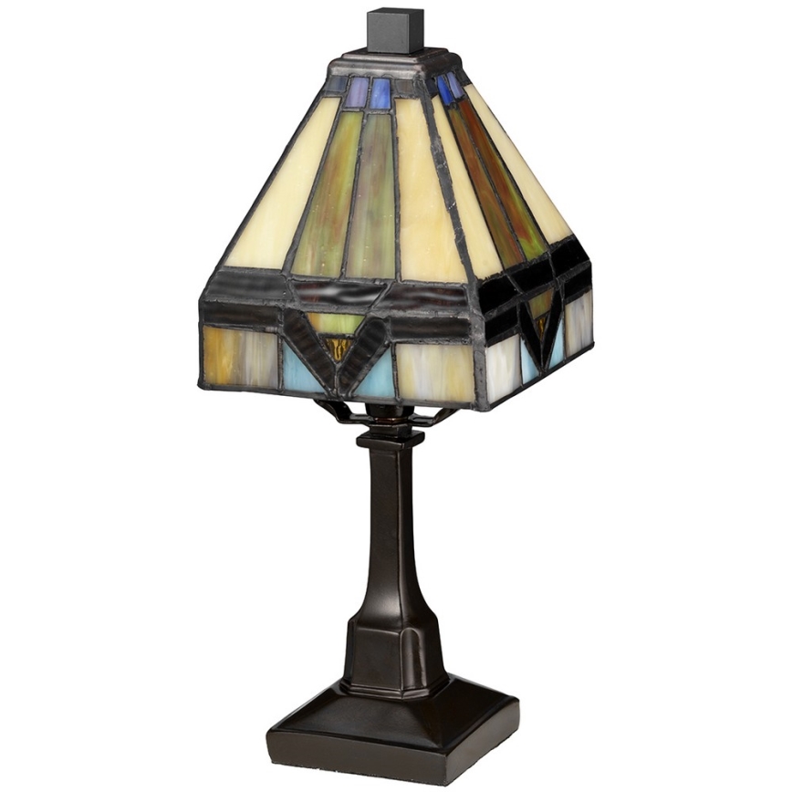 Elstead - Lampe de table Tiffany HOLMES 1x E14/25W/230V